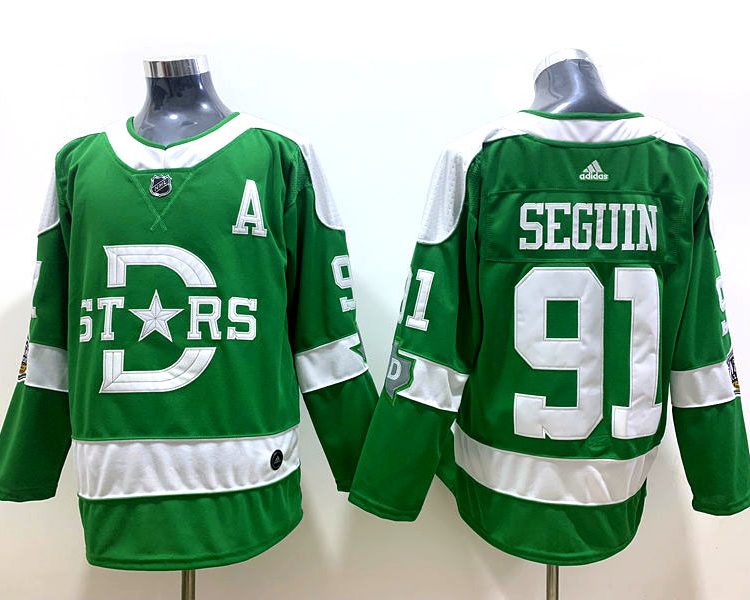 Men's Dallas Stars Tyler Seguin #91 Green Breakaway Jersey