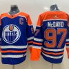 Men's Edmonton Oilers Connor McDavid #97 Blue Breakaway Jersey
