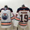 Men's Edmonton Oilers Pat Maroon #19 White Breakaway Jersey