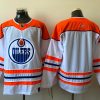 Men's Edmonton Oilers White Blank Jersey