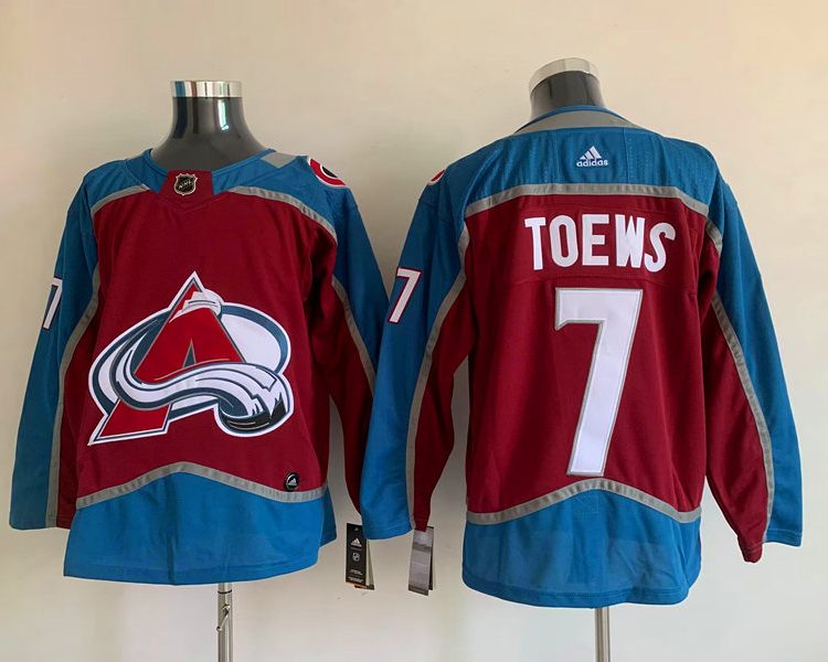 Men's Colorado Avalanche Devon Toews #7 Maroon Home Breakaway Jersey