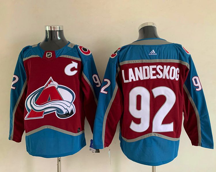 Men's Colorado Avalanche Gabriel Landeskog #92 Burgundy Home Breakaway Jersey