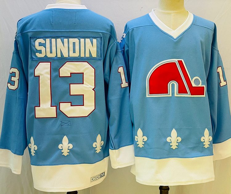 Men's Colorado Avalanche Mats Sundin #13 Blue jersey