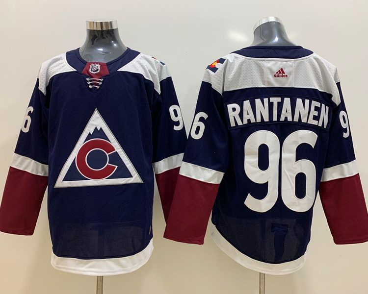 Men's Colorado Avalanche Mikko Rantanen #96 Navy Breakaway Jersey
