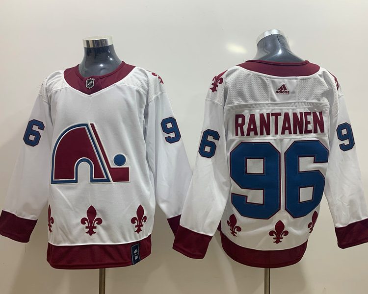 Men's Colorado Avalanche Mikko Rantanen #96 White Breakaway Jersey