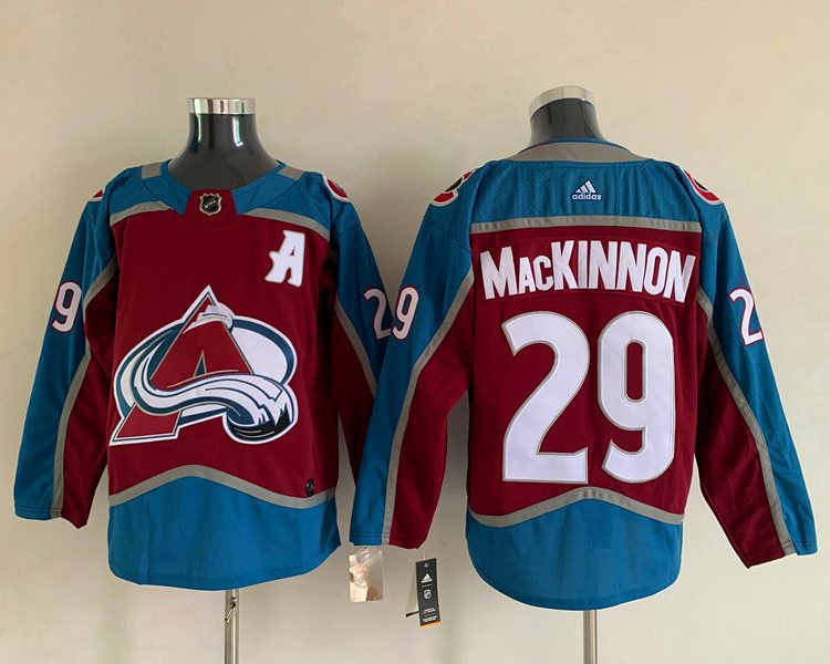 Men's Colorado Avalanche Nathan MacKinnon #29 Burgundy Breakaway Jersey