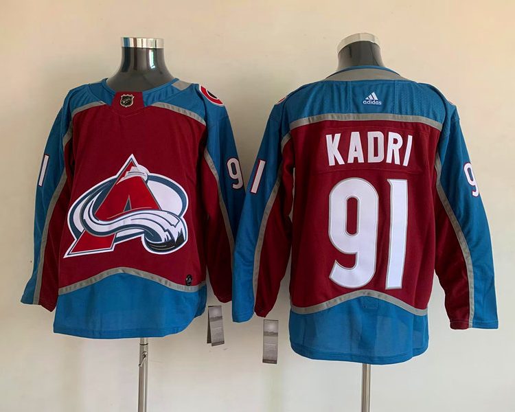 Men's Colorado Avalanche Nazem Kadri #91 Maroon Home Breakaway Jersey