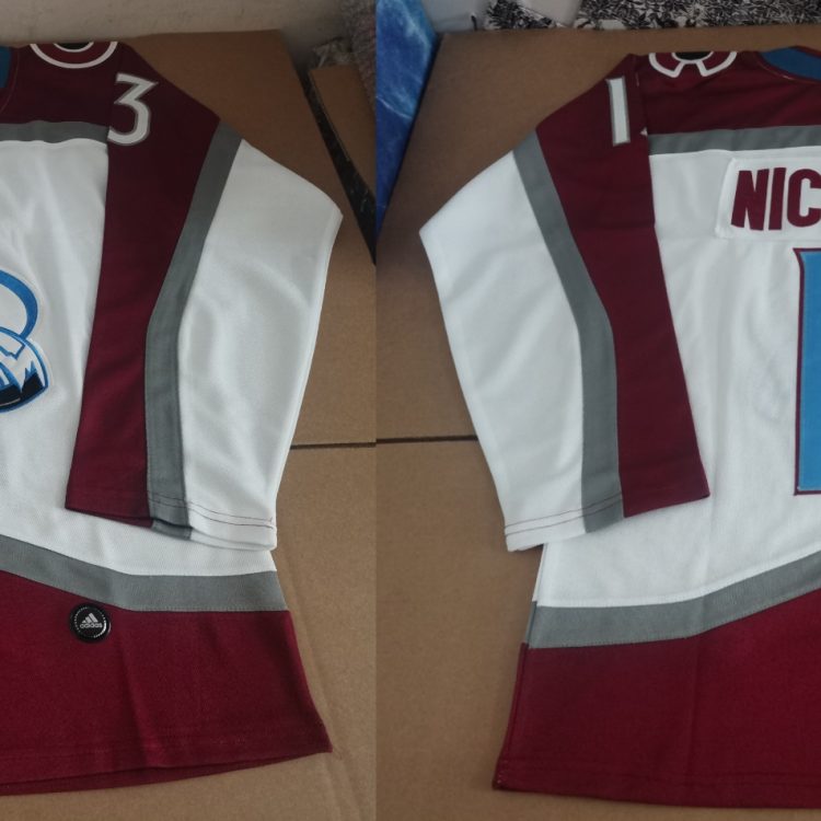 Men's Colorado Avalanche Valeri Nichushkin #13 White jersey