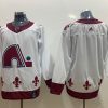 Men's Colorado Avalanche White Blank Jersey