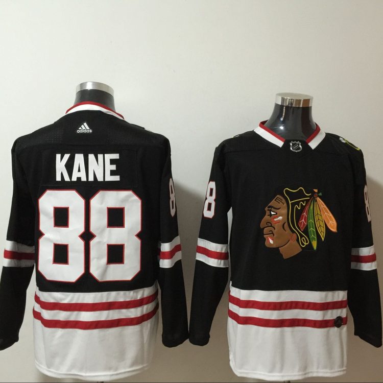 Men's Chicago Blackhawks Patrick Kane #88 Black Breakaway Jersey