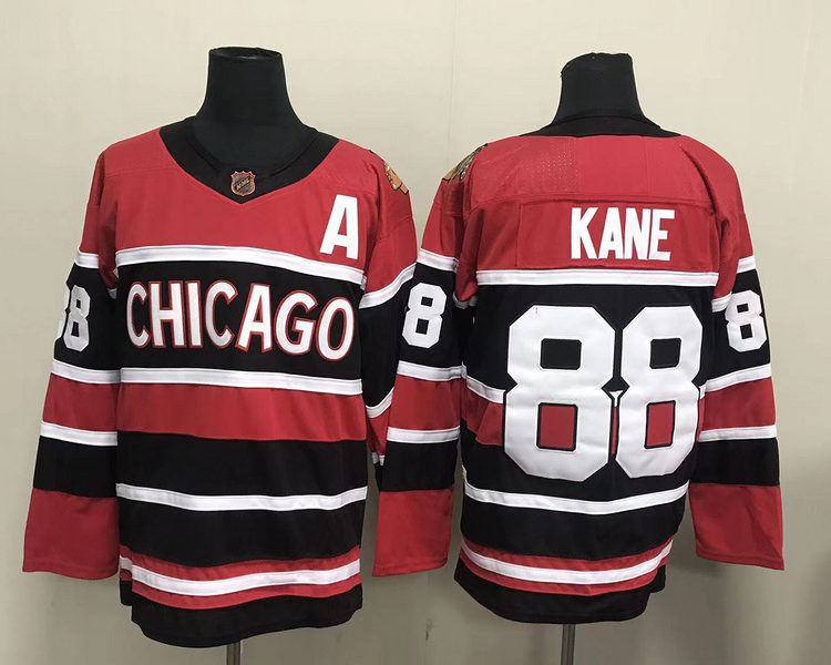 Men's Chicago Blackhawks Patrick Kane #88 Red Breakaway Jersey