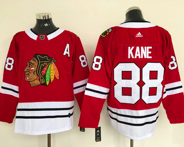 Men's Chicago Blackhawks Patrick Kane #88 Red Home Breakaway Jersey