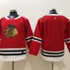 Men's Chicago Blackhawks Red Home Primegreen Authentic Blank Jersey