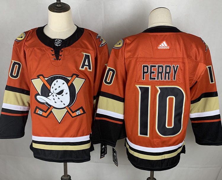 Men's Anaheim Ducks Corey Perry #10 Red Breakaway Jersey