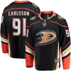 Men's Anaheim Ducks Leo Carlsson #91 Black Home Breakaway Jersey