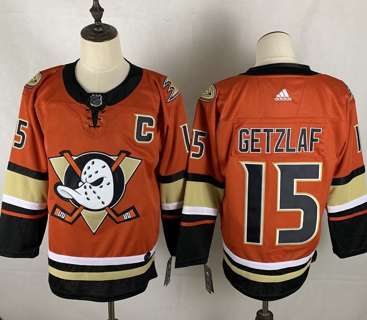Men's Anaheim Ducks Ryan Getzlaf #15 Red Breakaway Jersey