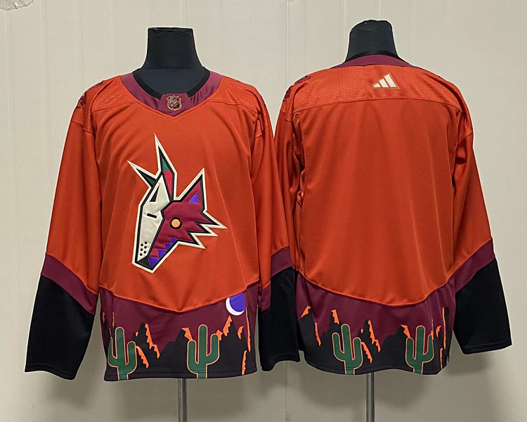 Men's Arizona Coyotes Burnt Orange Special Edition 2.0 Breakaway Blank Jersey