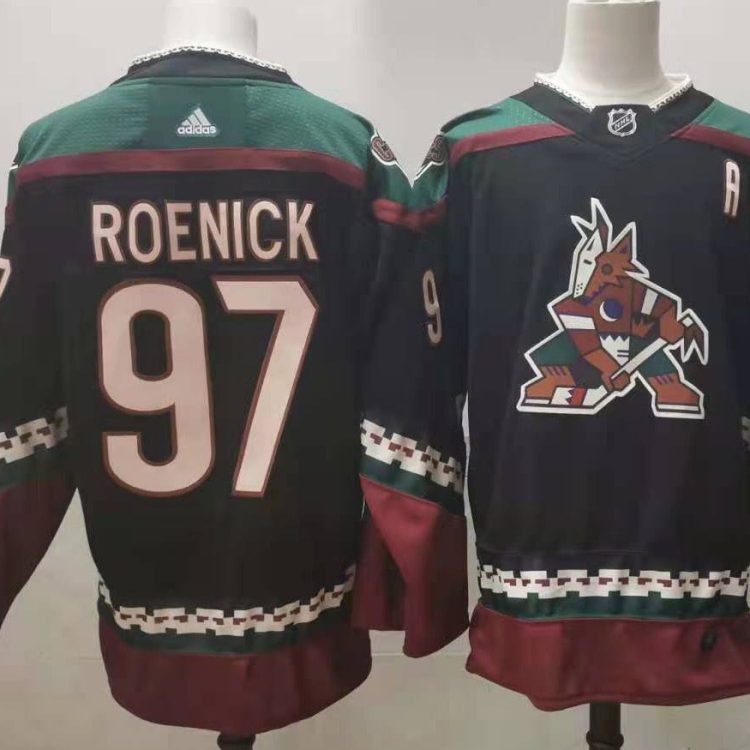 Men's Arizona Coyotes Jeremy Roenick #97 Black Home Breakaway Jersey