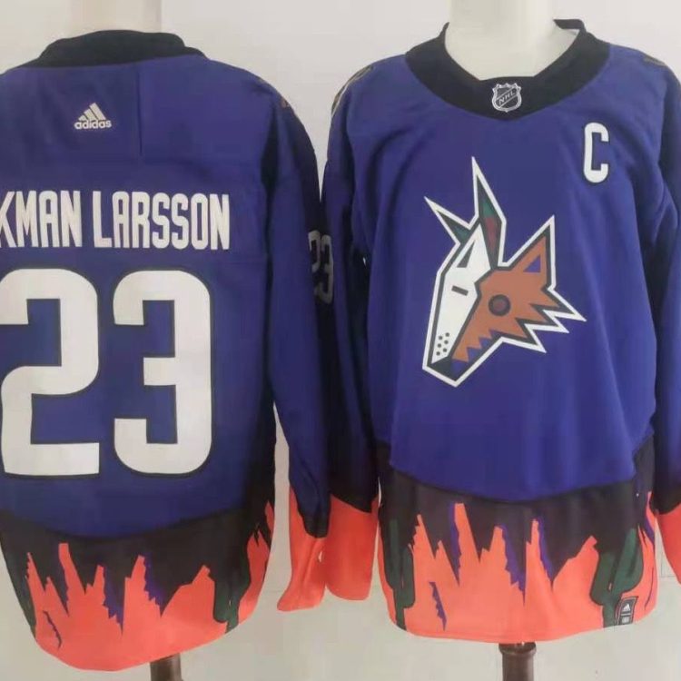 Men's Arizona Coyotes Oliver Ekman-Larsson #23 Blue Breakaway Jersey