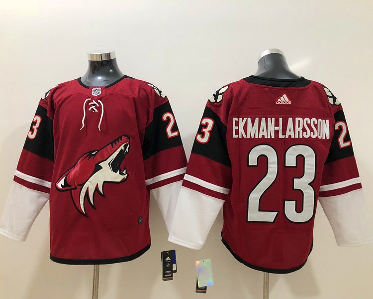 Men's Arizona Coyotes Oliver Ekman-Larsson #23 Red Breakaway Jersey