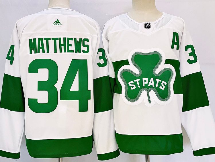 Men's Toronto Maple Leafs Auston Matthews #34 White Jersey