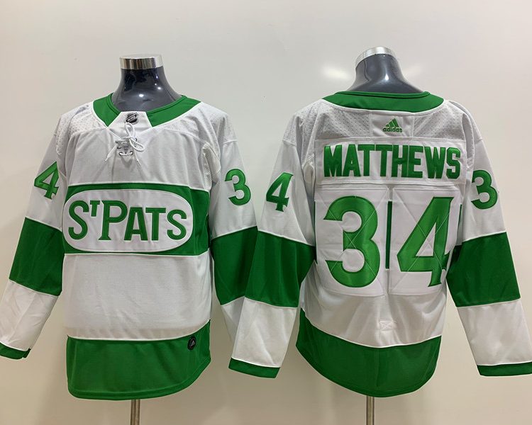 Men's Toronto Maple Leafs Auston Matthews #34 White Jersey