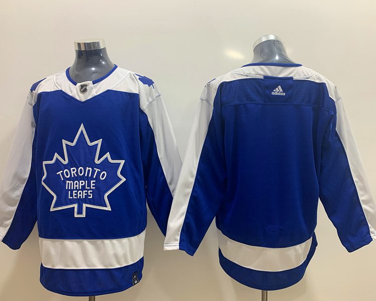 Men's Toronto Maple Leafs Blue Team Classic Blank Jersey