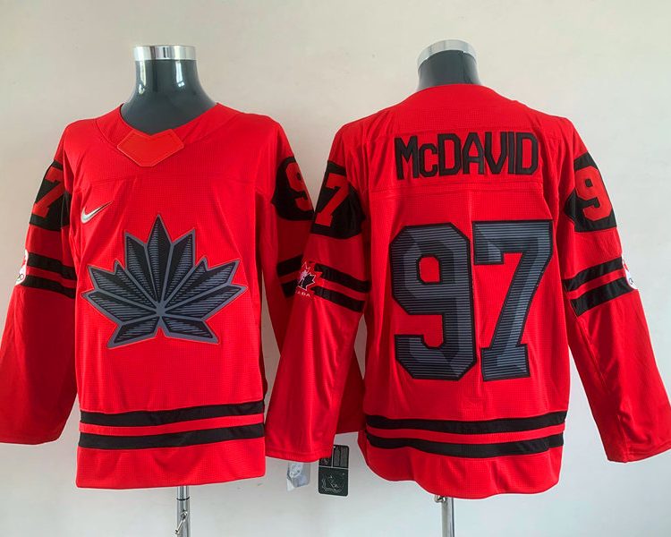 Men's Toronto Maple Leafs Connor McDavid #97 Red Jersey