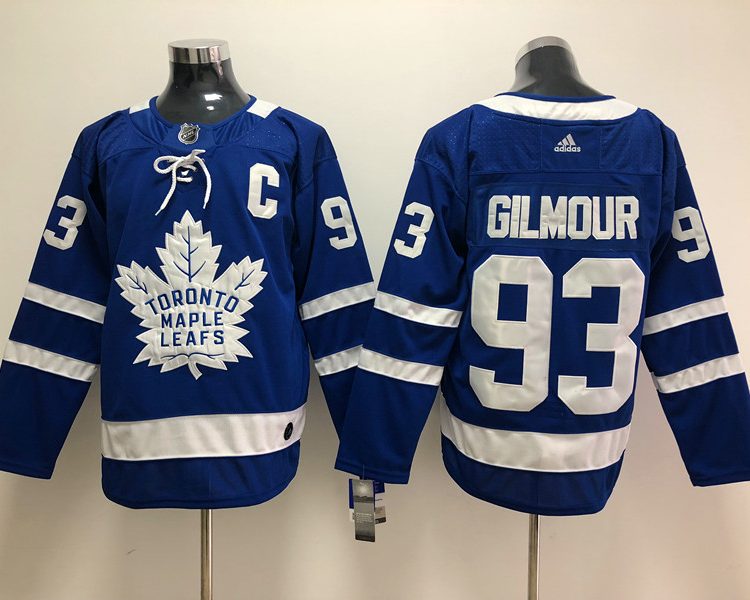 Men's Toronto Maple Leafs Doug Gilmour #93 Blue Jersey