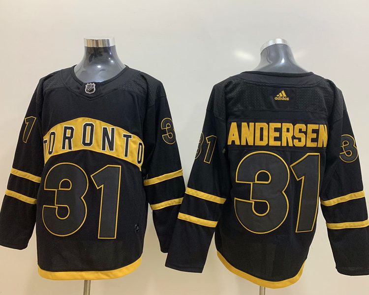 Men's Toronto Maple Leafs Frederik Andersen #31 Black Jersey