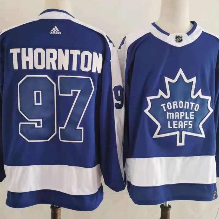 Men's Toronto Maple Leafs Joe Thornton #97 Blue Jersey