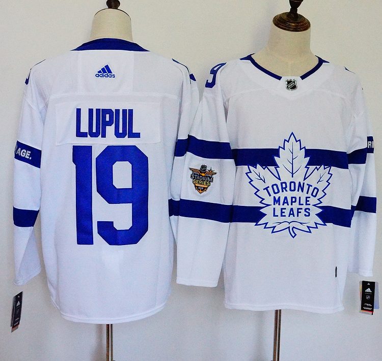 Men's Toronto Maple Leafs Joffrey Lupul #19 White Jersey