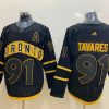 Men's Toronto Maple Leafs John Tavares #91 Black Jersey