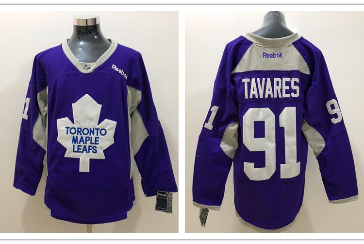 Men's Toronto Maple Leafs John Tavares #91 Blue Authentic Jersey
