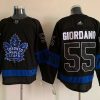 Men's Toronto Maple Leafs Mark Giordano #55 Black Jersey