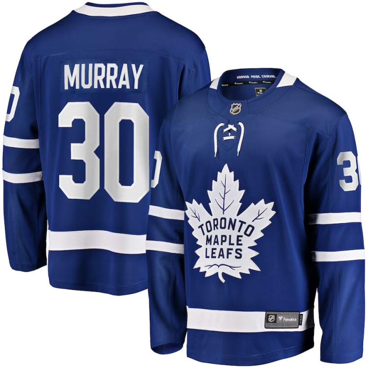 Men's Toronto Maple Leafs Matt Murray #30 Blue Jersey