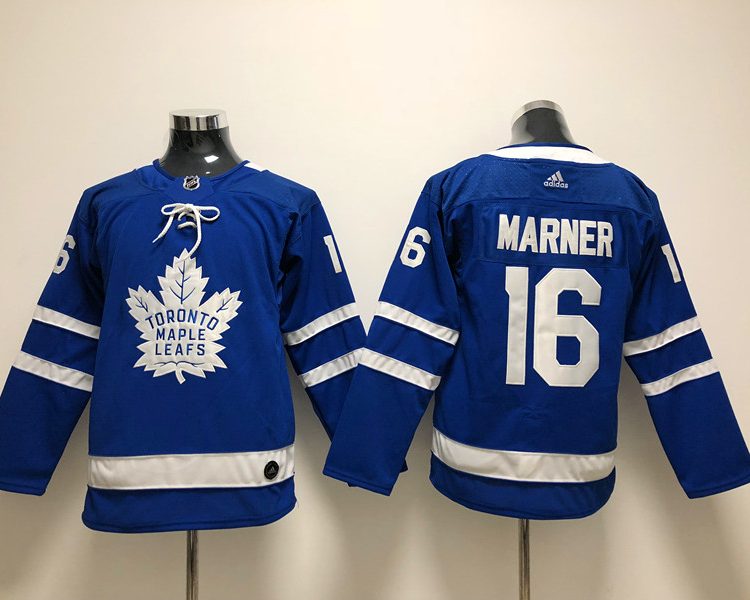 Men's Toronto Maple Leafs Mitch Marner #16 Blue Jersey