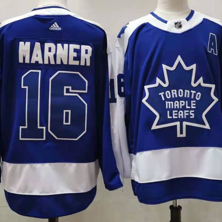 Men's Toronto Maple Leafs Mitch Marner #16 Blue Jersey