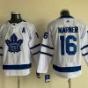 Men's Toronto Maple Leafs Mitch Marner #16 White Jersey