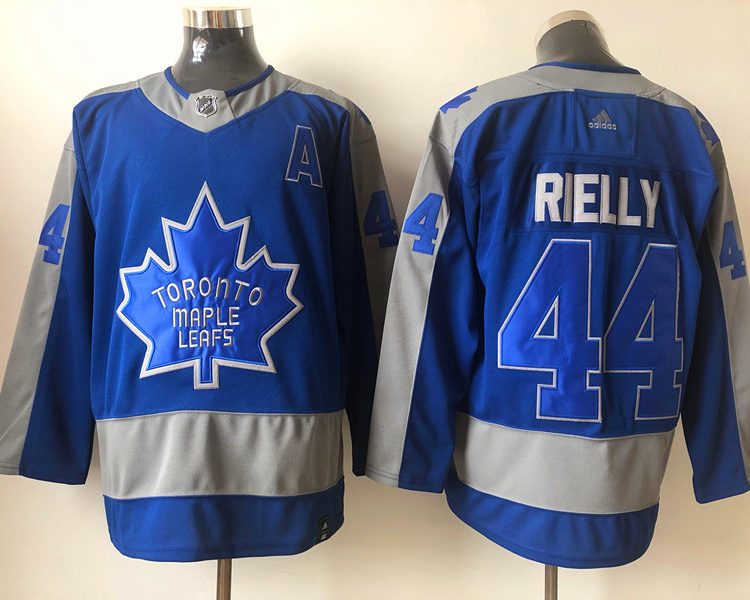 Men's Toronto Maple Leafs Morgan Rielly #44 Blue Authentic Jersey