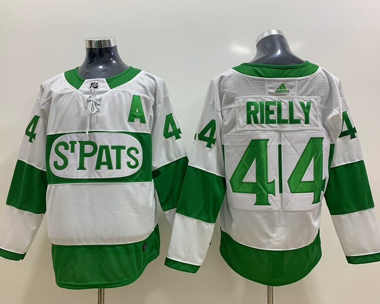 Men's Toronto Maple Leafs Morgan Rielly #44 White Authentic Jersey