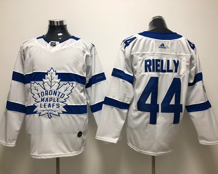 Men's Toronto Maple Leafs Morgan Rielly #44 White Jersey