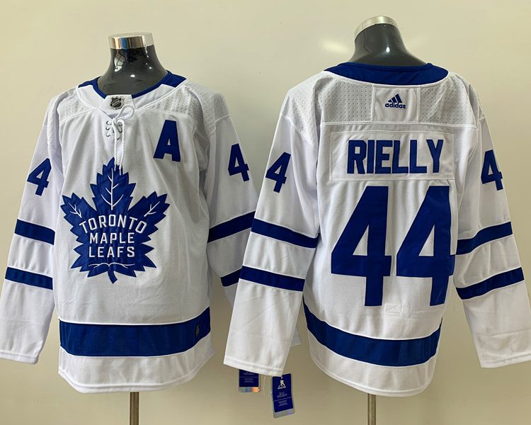 Men's Toronto Maple Leafs Morgan Rielly #44 White Jersey