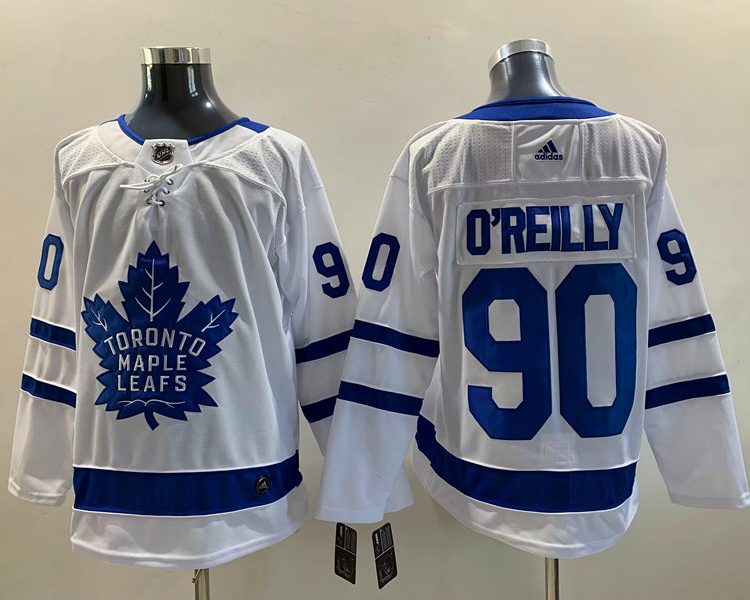 Men's Toronto Maple Leafs Ryan O'Reilly #90 White Breakaway Jersey