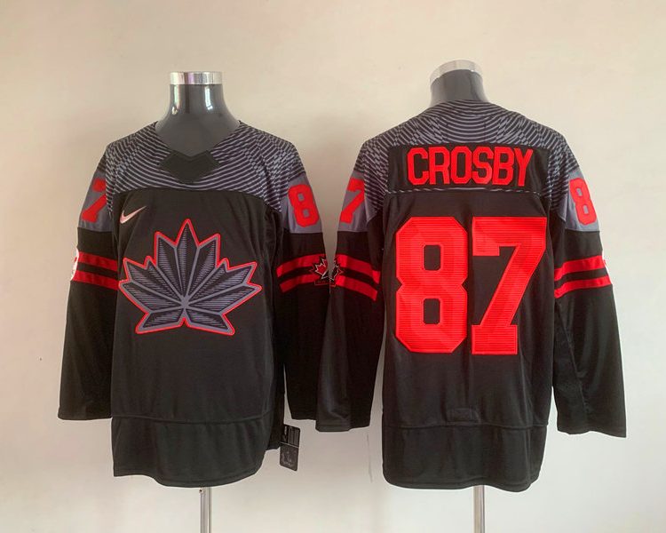 Men's Toronto Maple Leafs Sidney Crosby #87 Black Jersey