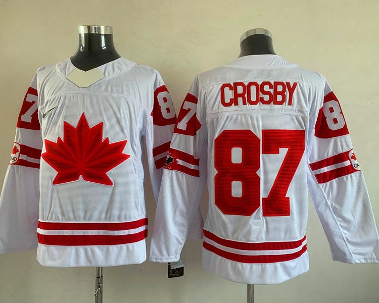 Men's Toronto Maple Leafs Sidney Crosby #87 White Jersey