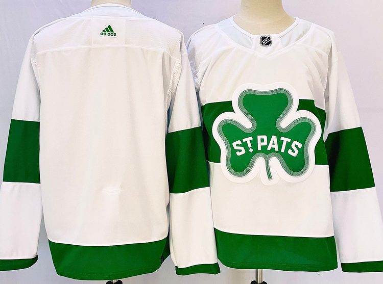 Men's Toronto Maple Leafs White Blank Jersey