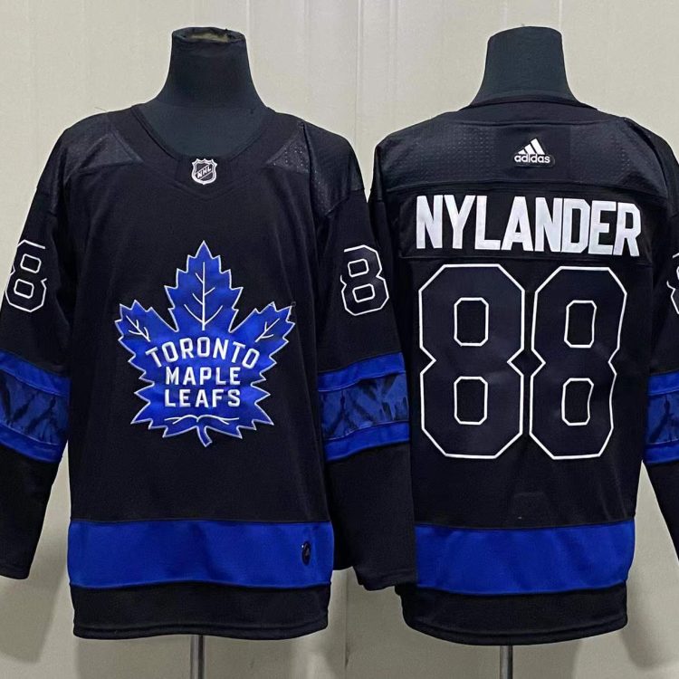 Men's Toronto Maple Leafs William Nylander #88 Black Jersey