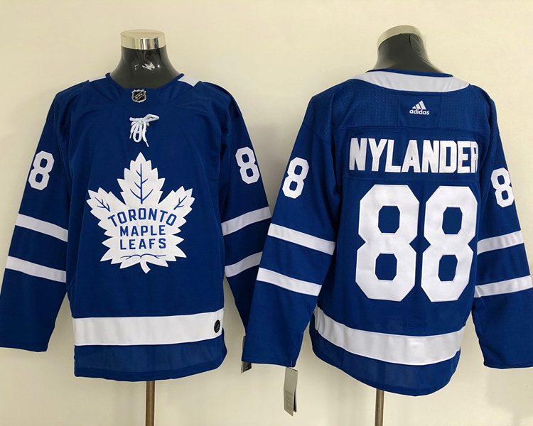 Men's Toronto Maple Leafs William Nylander #88 Blue Jersey