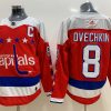 Men's Washington Capitals Alexander Ovechkin #8 Red Home Breakaway Jersey